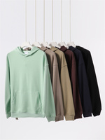 Ensemble de survêtement personnalisé en molleton bouclette 380 GSM : Hoodie oversize et pantalon de survêtement vierges, style streetwear, avec logo personnalisé