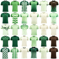 Vente en gros d'usine, maillots de football personnalisés, Camisetas De Futbol, maillot de football personnalisé, t-shirt de football en polyester à manches courtes, séchage rapide, OEM