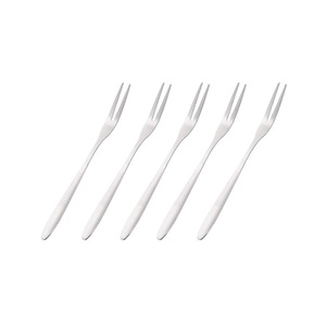 Stainless Steel Fruit <b>Fork</b> Two Pronged <b>Dessert</b> <b>Fork</b> For Fruit Cake Pastry Household Use - Product Image 5