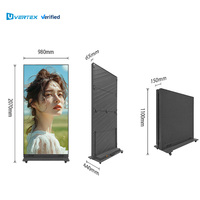 Módulo LED GOB P1.53 P1.86 P2 P2.5 de 320*160 mm, Pantalla LED para Carteles de 640*1920 mm/960*1920 mm, Señalización Digital LED