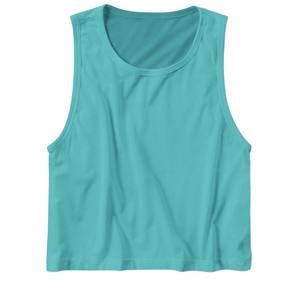 Breathable, <b>Ladies</b> Sleeveless <b>T</b> <b>Shirt</b> Cropped tank Relaxed Fit Lightweight and Soft Cotton Jersey Women <b>T</b> <b>Shirt</b> - Product Image 5