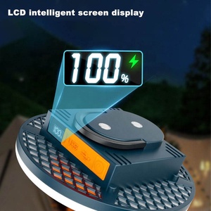 Portable <b>Rechargeable</b> LED Emergency Camping <b>Light</b> Digital Display USB Power Bank Hook Lamp for Car Repair Blackout Hiking - Product Image 5