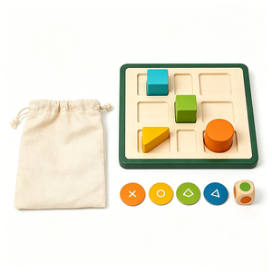 เกมกระดานไม้แบบกำหนดเอง เป็นมิตรกับสิ่งแวดล้อม เกมโต๊ะแบบกลุ่ม เกมโต้ตอบ บรรจุภัณฑ์แบบกำหนดเอง ชิ้นส่วนประกอบ เกมฝึกอบรมเชิงการแข่งขัน - Product Image 3