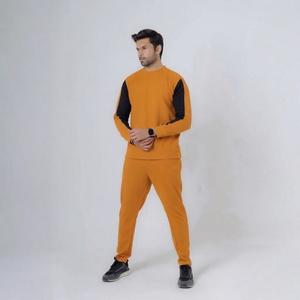 Conjunto Deportivo Premium para Hombre, Ecológico, Resistente al Viento, con Logotipo Personalizado, Ropa de Entrenamiento de Poliéster/Algodón, Dos Piezas - Product Image 1