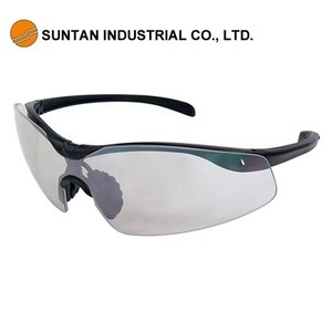 Lunettes de sécurité polyvalentes CE EN166 ANSI Z87.1 avec lentilles PC interchangeables résistantes aux impacts et coussinets P - Product Image 3
