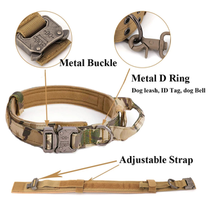 Arnés grande para perros, conjunto de correa para <span class=keywords><strong>collar</strong></span>, arneses para perros, chaleco táctico para mascotas, entrenamiento para perros medianos y grandes - Product Image 4