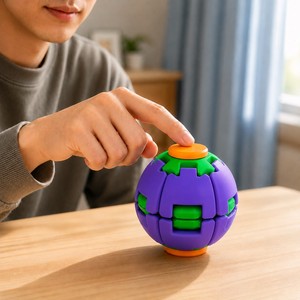 Nouveau Fidget Spinner Rotatif Anti-Stress Imprimé en 3D, Gadget Magique Viral, Jouet Cadeau pour Soulager le Stress, Vente en Gros - Product Image 2