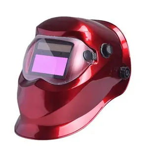 Capucha de soldadura para casco de seguridad, capucha de soldadura con sombra ajustable, protección facial, pintura solar eléctrica, oscurecimiento automático, máscara de soldador, montada en la cabeza