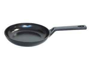 Poêle à frire <span class=keywords><strong>en</strong></span> <span class=keywords><strong>fonte</strong></span> à poignée unique avec tapis résistant à la chaleur, idéale pour les œufs et les steaks au petit-déjeuner, compatible avec les plaques à <span class=keywords><strong>induction</strong></span> et à gaz - Product Image 4