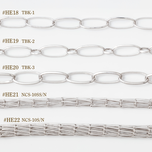 Moda latón Ag925 18K 14K cadenas bambú bizantino hecho a mano DIY collar de plata joyería - Product Image 6