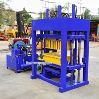 JC4-45 diesel petite pondeuse manuelle mobile de blocs de ciment creux pour ponte d'oeufs prix machine pour la fabrication de briques