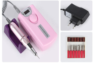 <b>Mini</b> Electric Pen Nail <b>Drill</b> Rechargeable Portable Polisher Gel Removal Tool Metal Brush Compact Manicure File Machine - Product Image 5