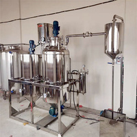 Machine de raffinage d'huile végétale certifiée CE, unité de raffinage complète pour les petites et moyennes entreprises de traitement d'huile
