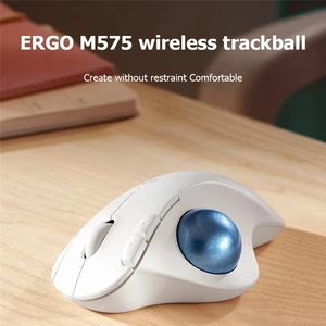 <span class=keywords><strong>Logitech</strong></span> ERGO M575 Trackball inalámbrico Ratón ergonómico Modo dual Recargable Inalámbrico USB Óptico Ratón para juegos y oficina - Product Image 2