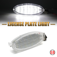 Feux de plaque d'immatriculation à LED pour Opel Astra F Hatchback Cabriolet Corsa B Vectra B Hatchback 91-03 Feu arrière de numéro d'immatriculation