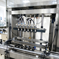 Équipement de remplissage automatique haute vitesse pour liquides épais, concentrés de fruits et pulpes de fruits, pour diverses bouteilles rondes