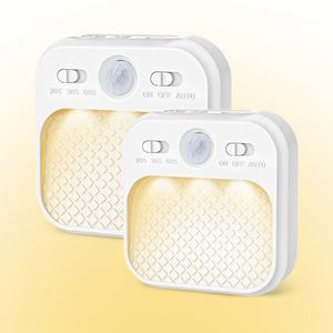 Luz de Sensor de Movimiento para Colgar en la Pared Interior, Cuadrada, Compacta y Sencilla, con Carga USB - Product Image 1