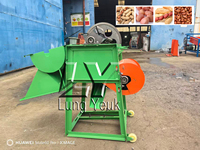Machine à décortiquer les cacahuètes automatique Lung Yeuk Mini pour usage domestique, moteur diesel/essence, haute efficacité 150 kg/h