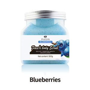 OEM Gommage corporel bio et végétalien au collagène naturel doré à l'aloe vera, avocat, <span class=keywords><strong>myrtille</strong></span>, <span class=keywords><strong>charbon</strong></span> de bambou, esthéticiennes - Product Image 1