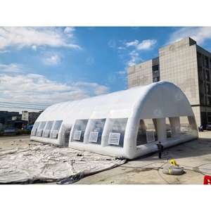 Couverture de <span class=keywords><strong>piscine</strong></span> gonflable, dôme de <span class=keywords><strong>piscine</strong></span> gonflable résistant aux intempéries, auvent transparent en forme d'arche pour piscines extérieures - Product Image 3