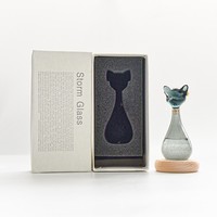 Prédicteur météo Tempête Verre Prévisions météo Stations météo Bouteille Baromètre liquide Décoration de bureau Cadeau bureau à domicile