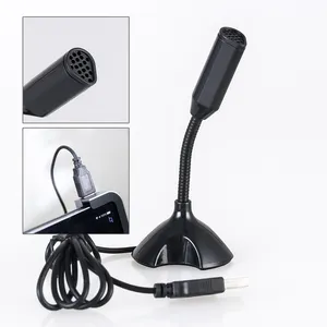 Sıcak satış Mini ucuz taşınabilir bilgisayar USB masaüstü mikrofon
