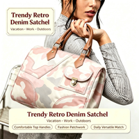 Grand sac à main pour femme, sac Boston, poignée souple, sangles réglables, sac à main léger de créateur pour les trajets quotidiens