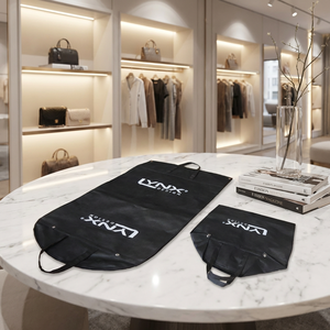 Housses de costume réutilisables non toxiques en non-tissé pour hommes avec fenêtre, pour rangement et promotion, protection et recyclables - Product Image 1