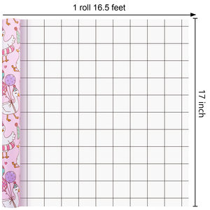 กระดาษห่อของขวัญลายห่านน่ารักสีชมพูแบบดั้งเดิมสำหรับวันเกิด - Product Image 6