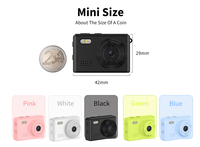 Cámara Digital OME Professional Imaging HD 1080P 2MP CMOS, Mini Cámara Espía de Bolsillo con Forma de Corbata, ABS, MicroSD, para Niños y Viajes