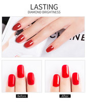 Gel UV de finition longue durée de qualité supérieure 15 ml avec certification CPNP pour les salons de manucure professionnels, les manucures à domicile et le nail art