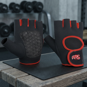 Leather <b>Weight</b> Lifting Gloves for Men-Breathable Customized Logo Available ISO 9001/CE Certified Gym Workout Training - Product Image 2