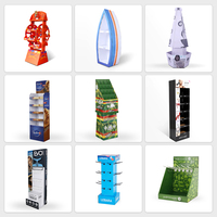 Étagères de supermarché Pop-up personnalisées pour magasin de détail Bonbons Produit alimentaire Croustilles de papier pour magasin Étagères de supermarché Casse-croûte Étagères de présentoir en carton
