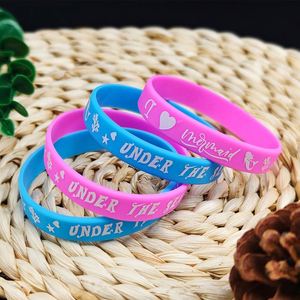 Bracelet en silicone sirène pour aquarium, exposition, style dessin animé, en caoutchouc, avec logo personnalisé et informations - Product Image 2