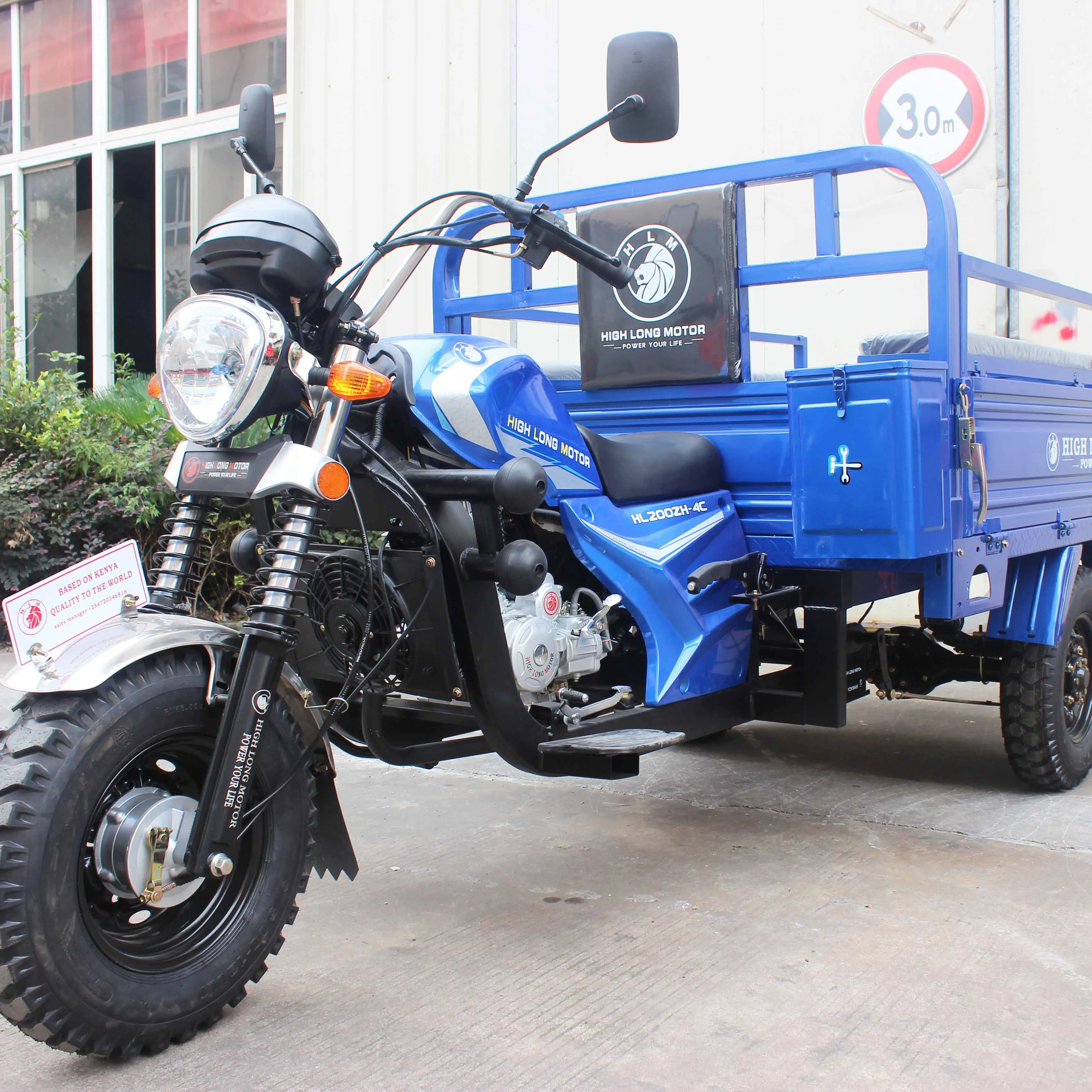 Caja de carga superior 150CC Triciclo de carga Eje trasero del coche y caja de herramientas multifuncional rueda motocicleta 200cc moto motorizada carga