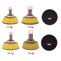 Plaque de support pneumatique de 1,2 pouce (30 mm) avec filetage M6 ou 5/16-24T pour ponceuse à air, pour outils abrasifs, polissage du métal et du bois