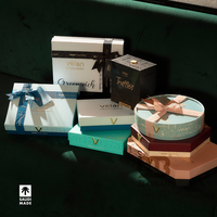 Maßgefertigte Luxus-Geschenkbox für Arabische Desserts Eid Ramadan Baklava Dattelgenuss Trüffel Süße Schokolade Starre Box mit Trennwand