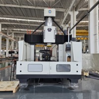 Machine de fraisage à portique CNC DVF4027 pour l'industrie ferroviaire