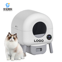 Neue intelligente selbst reinigende Katzen toilette mit 76l großem Raum Remote App Access Easy Clean-Funktion für mehrere Katzen