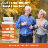 AegleWell Huile de Krill Oméga-3 Sauvage d'Alaska en Gélules Végétaliennes Biologiques Marque Privée 120 Comprimés Compléments Alimentaires pour Adultes
