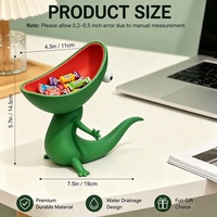 Porte-savon créatif en forme de lézard, plateau à clés en forme de reptile, organisateur de bureau pour salle de bain, entrée, comptoir, maison, bureau