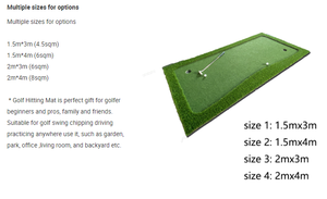 Tapis vert de Golf artificiel, Mini tapis vert avec support en gazon artificiel - Product Image 6