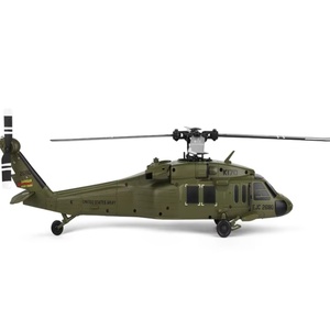 Hélicoptère RC militaire vert Wltoys K170 RTF UH-60L 2.4G 4CH 6 axes avec gyroscope et moteur brushless XK K170 Cadeaux de Noël - Product Image 6