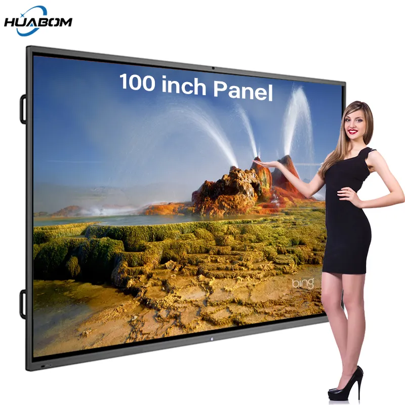 Video hỗ trợ kỹ thuật 65inch giáo dục LCD đen bảng trắng thông minh tương tác