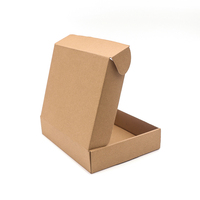 Boîtes pliantes plates en carton ondulé recyclable personnalisées en gros pour emballages cadeaux