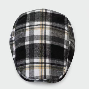 Mode nouveau printemps automne rétro décontracté béret casquette hommes femmes à carreaux lierre chapeau en plein air Vintage Plaid <span class=keywords><strong>artiste</strong></span> <span class=keywords><strong>peintre</strong></span> - Product Image 2