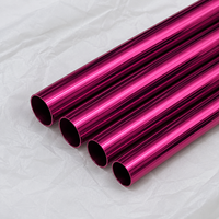Tubo de Acero Inoxidable con Revestimiento Electrolítico de Pared Delgada Zhuo Ye, Tubo Metálico para Estructuras de Muebles