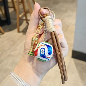 2026 Gran Venta: Llavero Colgante de Fútbol Acrílico Genial con Diseño de Trofeo Dorado para Amantes del Fútbol, Ideal como Adorno para Bolsos de Mujer - Product Image 4