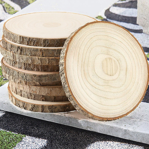 Nouveau chemin de table personnalisé en tranches de bois de mangue vintage de 4 pouces pour la décoration de cérémonie de mariage - Product Image 3