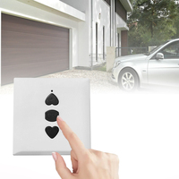 Moteur de porte automatique à fréquence 433/315 MHz, télécommande sans fil pour ouvre-porte et porte roulante, interrupteur mural